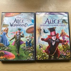 Alice in Wonderland DVD’s (2)